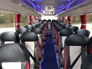 37 seat club class Midi Coach interior